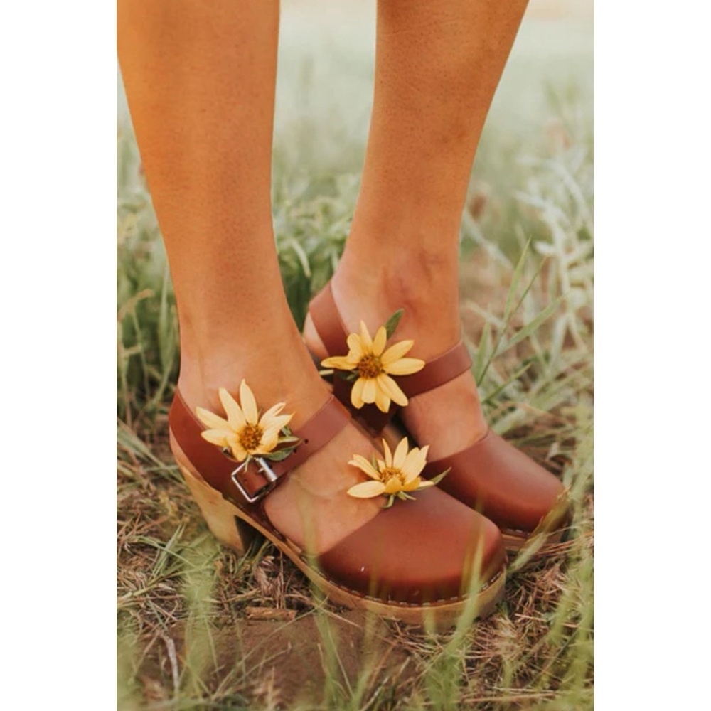 MIA Abba Clog in Luggage Leather Size 36 - Picture 2 of 14